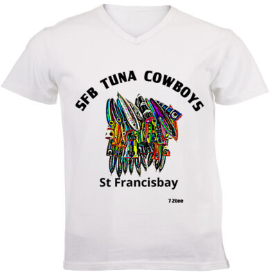 SFB Tuna Cowboys Stick baits - Unisex V-Neck T-shirt Thumbnail
